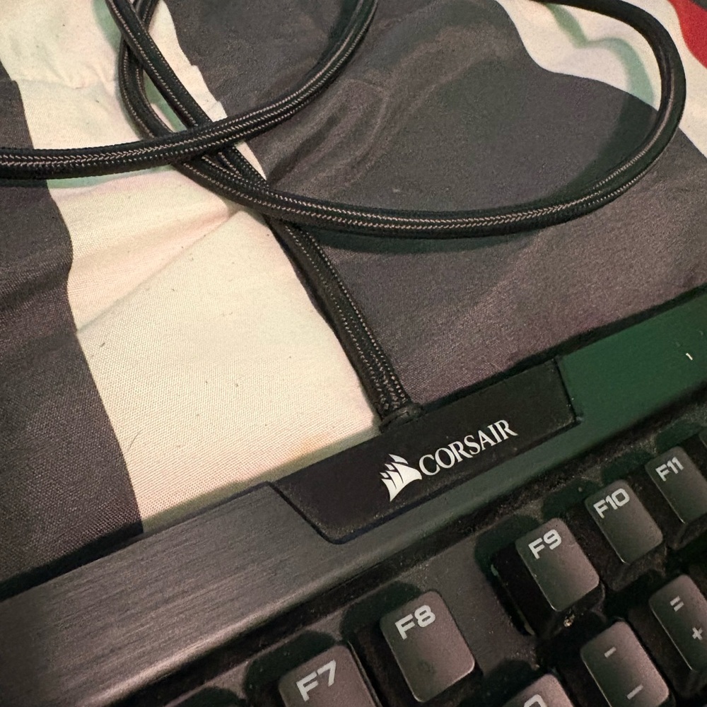 Corsair Black Wired Keyboard
